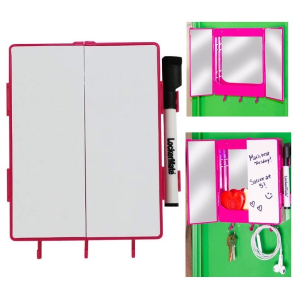 lockermate Other - Magnetic 3 Way Lighted Vanity Locker Makeup Mirror